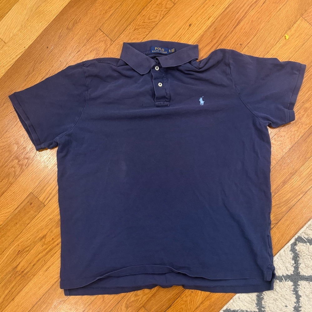 Polo by Ralph Lauren Men's Classic Blue Polo Shirt